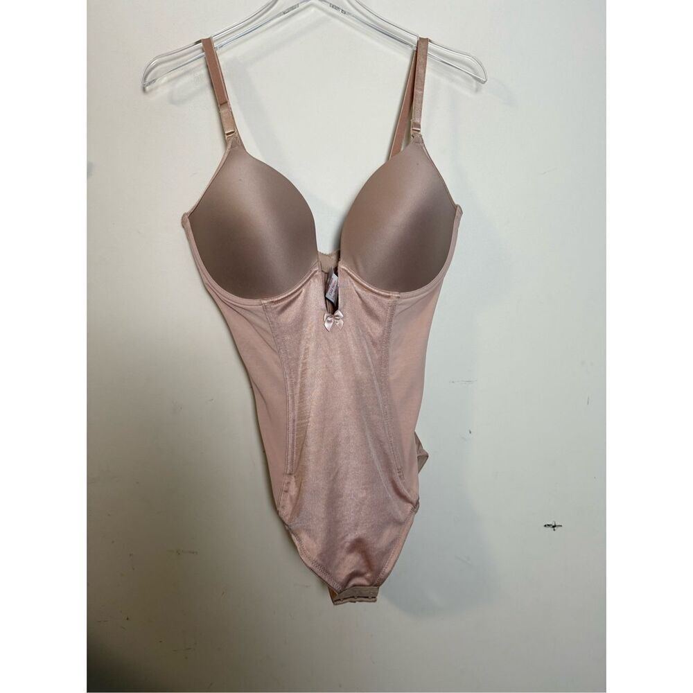 VA BIEN Nude Body Shaping Bustier Bodysuit Sz 36D Style 1500 SLIMMING Intimates